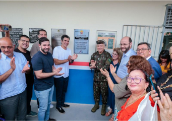 Foto: Momento da inauguração